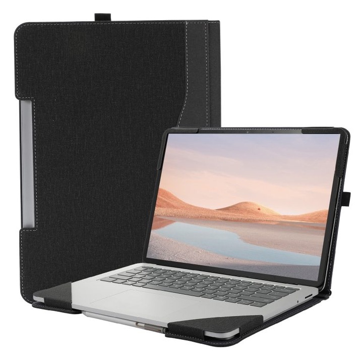 Husa protectie laptop piele PU microfibra 33.2x24x2.7cm