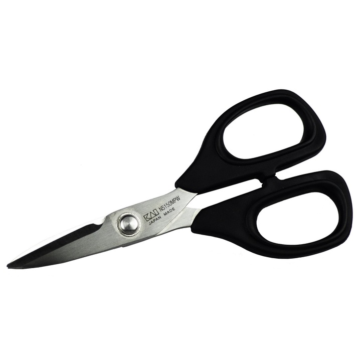 Foarfece Kai N5150 multifunctionale 15cm, lame groase, manere elastice