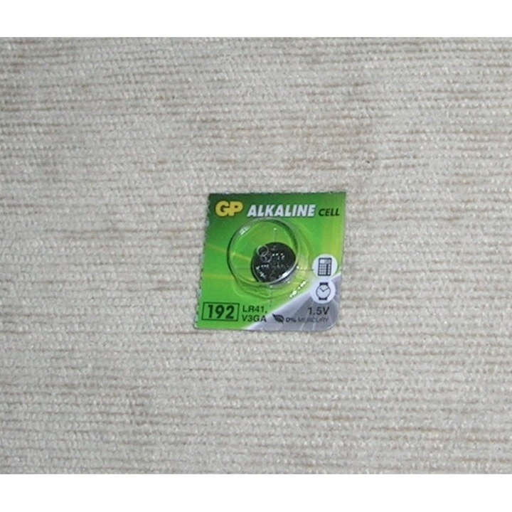 Baterie alcalina GP LR41 1.5V 7.9x3.6mm