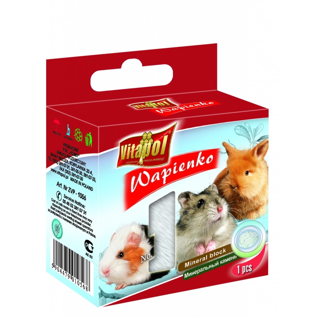 Calcar natural Vitapol pentru rozatoare, 40 g