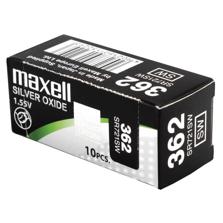 Батерия сферична Maxell 362 SR721SW 1,55V 7,9x2,1mm