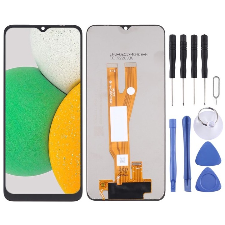 Display LCD cu touchscreen pentru Samsung Galaxy A03 Core, negru, 6.5inch