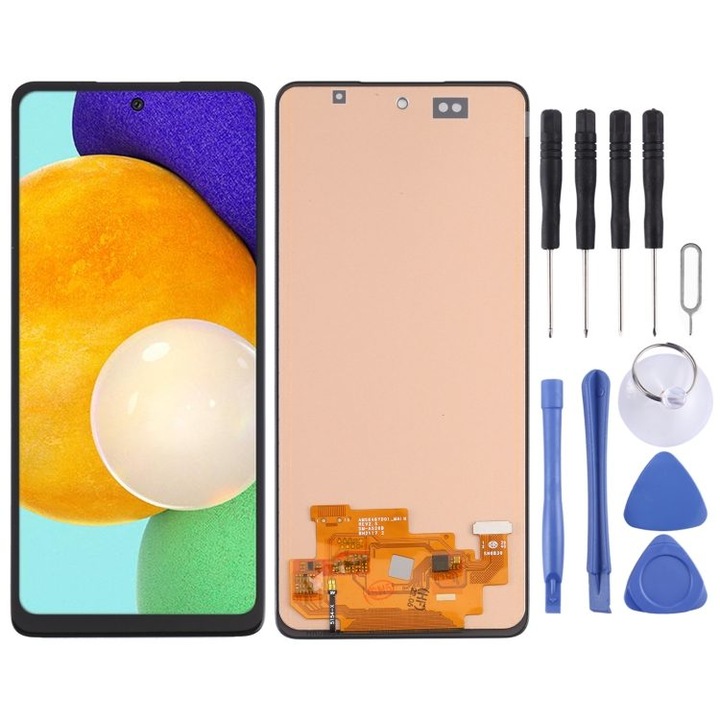 Ecran LCD Incell cu touchscreen pentru Samsung Galaxy A52 5G SM-A526, negru, 6.5inch
