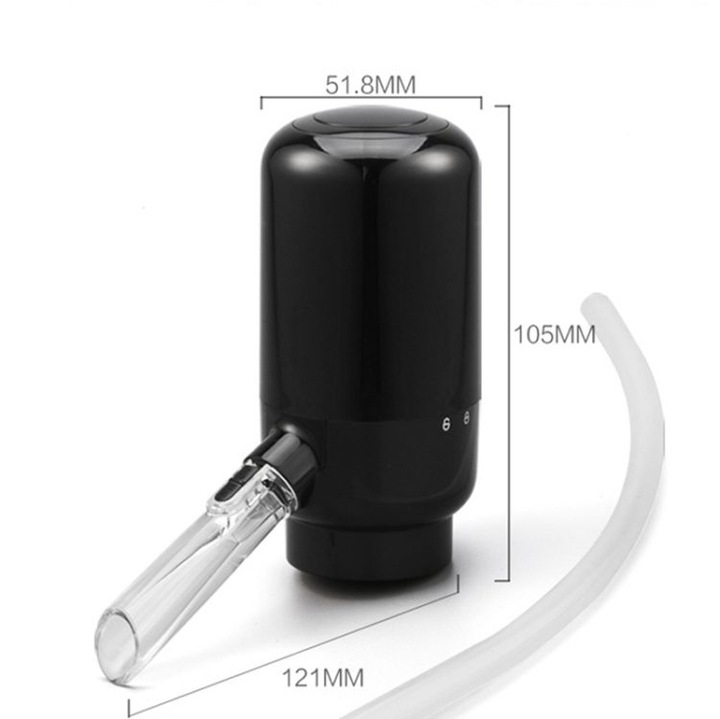 Dispenser vin electric, instant sobering, inox, 5.18x10.5x12.1cm
