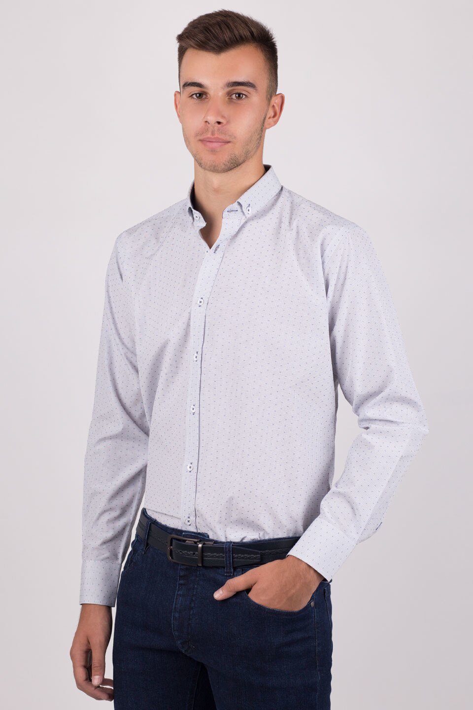 Camasa pentru barbati STYLER, model 21335, gri, Gri, 3XL
