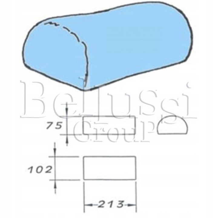Prasulec electric Comel grusca cu husa protectie 52x11-16cm