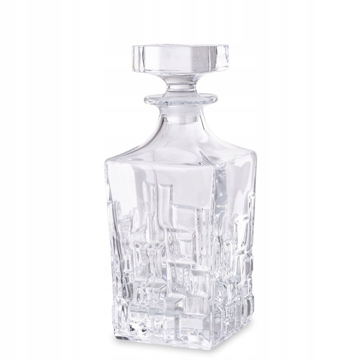 Carafa whisky RCR Etna 810ml sticla cristal 12x12x25cm