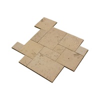 Dale pavaj modular cu textura de travertin - Arvore,Star Stone, din piatra compozita, modul francez