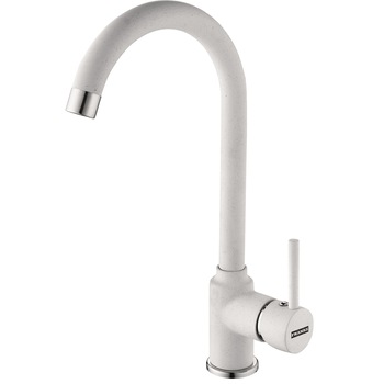 Baterie bucatarie Franke Pola 1.0, monojet, cartus ceramic, Alb Baterie bucatarie Franke Pola 1.0, monojet, cartus ceramic, Alb