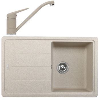 Pachet chiuveta fragranite Franke BFG 611-78 + Baterie Novara Plus, cartus ceramic, Avena Pachet chiuveta fragranite Franke BFG 611-78 + Baterie Novara Plus, cartus ceramic, Avena