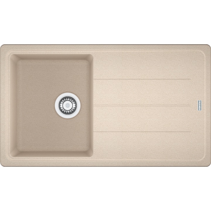Pachet chiuveta fragranite Franke BFG 611-86 + Baterie Pola, cartus ceramic, Avena