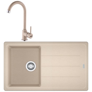 Pachet chiuveta fragranite Franke BFG 611-86 + Baterie Pola 1.0, cartus ceramic, Avena Pachet chiuveta fragranite Franke BFG 611-86 + Baterie Pola 1.0, cartus ceramic, Avena