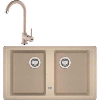 Pachet chiuveta fragranite Franke BFG 620-86 + Baterie Pola, cartus ceramic, 860x500 mm, adancime cuva 200mm, compozit granit, Avena Pachet chiuveta fragranite Franke BFG 620-86 + Baterie Pola, cartus ceramic, 860x500 mm, adancime cuva 200mm, compozit granit, Avena
