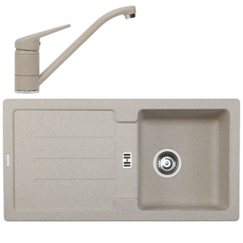 Pachet chiuveta fragranite Franke STG 614-86 + Baterie Franke Novara, cartus ceramic, Avena Pachet chiuveta fragranite Franke STG 614-86 + Baterie Franke Novara, cartus ceramic, Avena