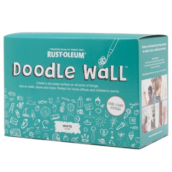 Vopsea suprafete de scris alba - Doodle Wall white 500 ml Vopsea suprafete de scris alba - Doodle Wall white 500 ml