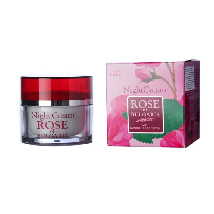 Éjszakai krém, bolgár rózsa, 50 ml