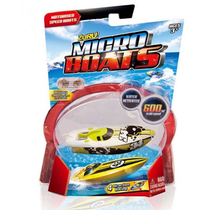Barcuta electrica Micro Boats verde