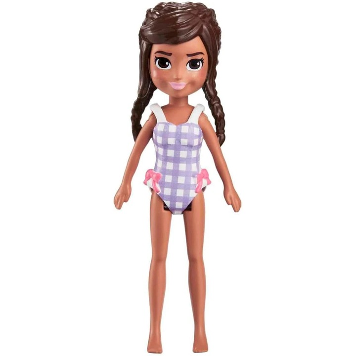 Papusa Polly Pocket set plaja, accesorii, multicolor