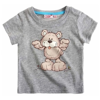 Tricou Ursuletul Nici, Gri, 68 CM Tricou Ursuletul Nici, Gri, 68 CM