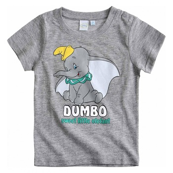 Tricou cu maneca scurta , Disney Dumbo , gri , 12 luni Tricou cu maneca scurta , Disney Dumbo , gri , 12 luni