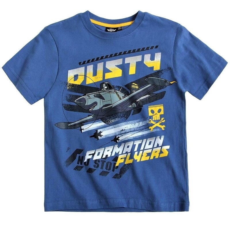 Tricou cu maneca scurta Disney Planes, Denim