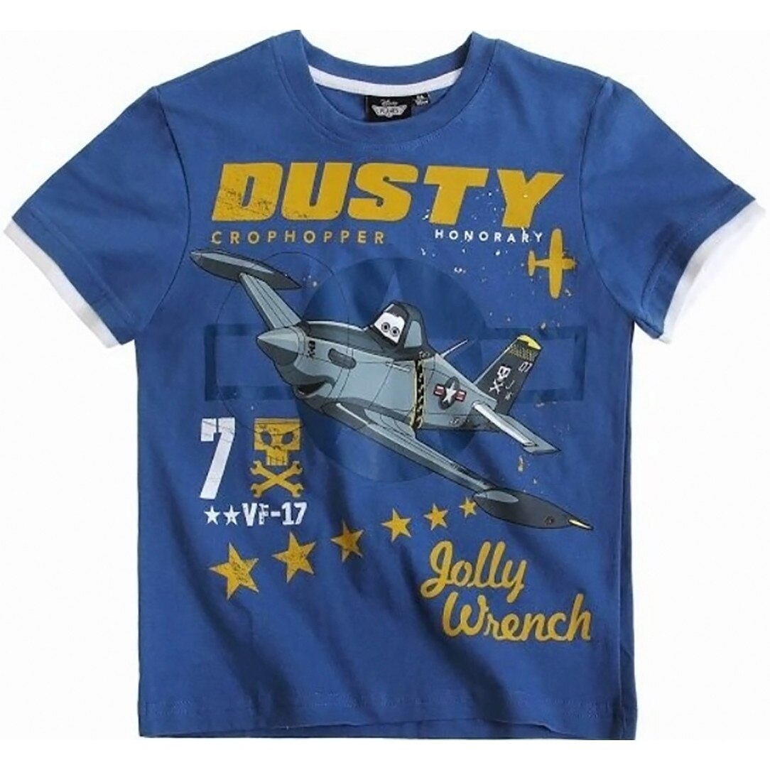 Tricou cu maneca scurta Disney Planes, albastru