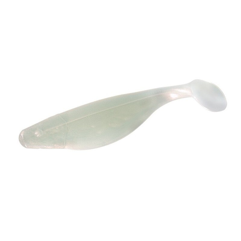 Shad Mister Twister 10 Cm White Pearl, 4 Buc/Plic