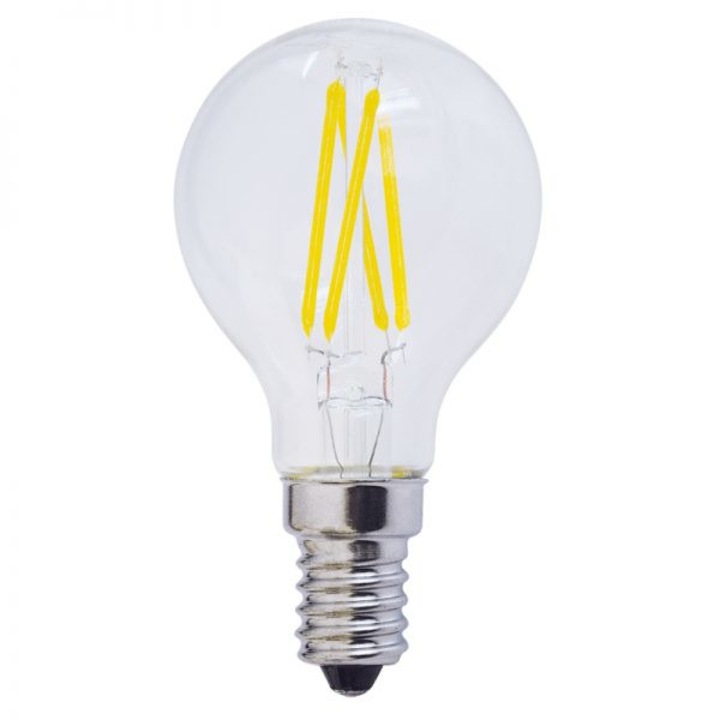 LED Крушка Е14 G45 FILAMENT OPTONICA,4W,4500K,неутрална светлина