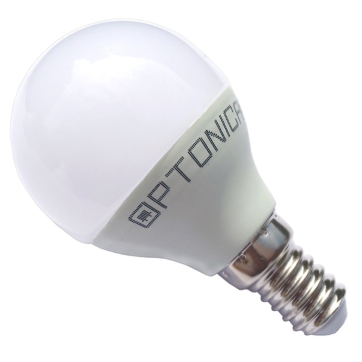 LED Крушка Е14 G45 OPTONICA,6W,4500K,неутрална светлина