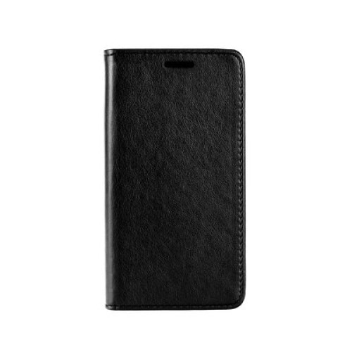 Husa protectie MAGNET BOOK pentru iPhone 6/6S PLUS, piele eco, functie stand, inchidere magentica, Negru