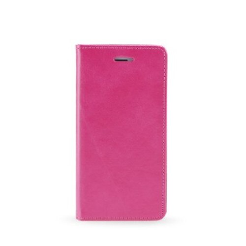 Husa protectie MAGNET BOOK pentru iPhone 6/6S PLUS, piele eco, functie stand, inchidere magentica, Roz