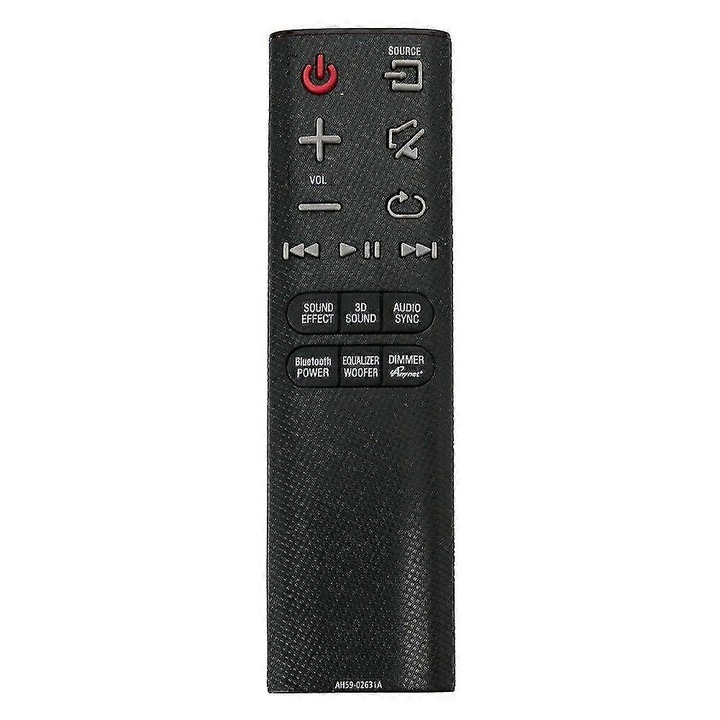 Telecomanda pentru soundbar Samsung AH59-02631A, negru