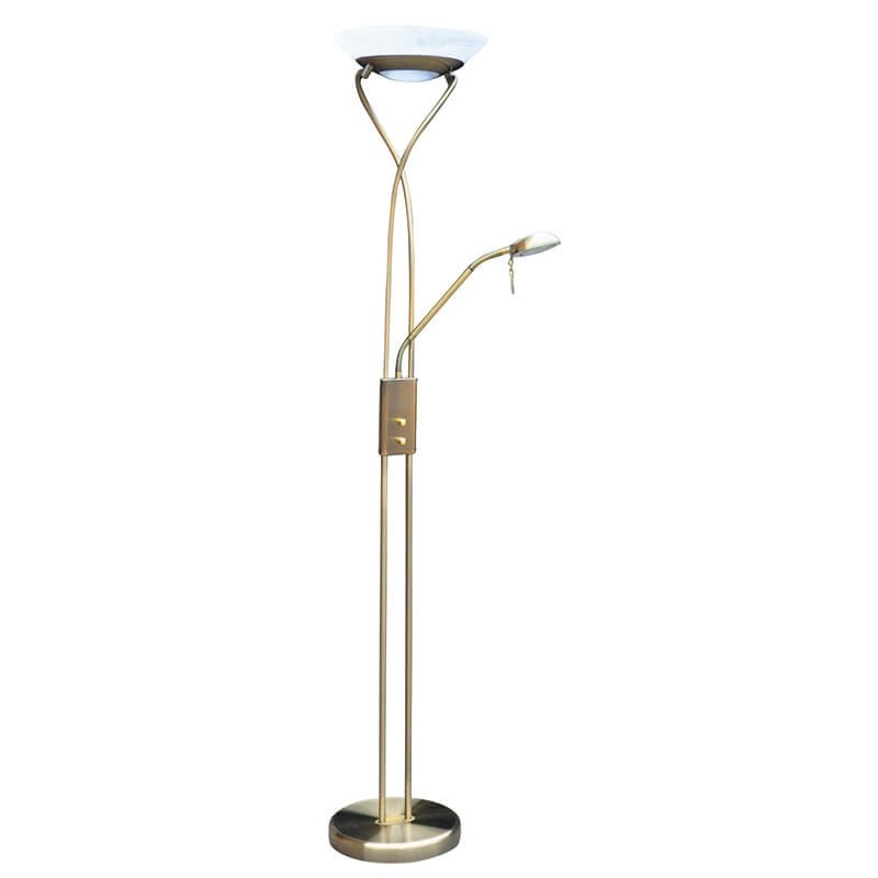 Lampadar Gamma Rabalux, R7s + G9, metal/sticla, bronz