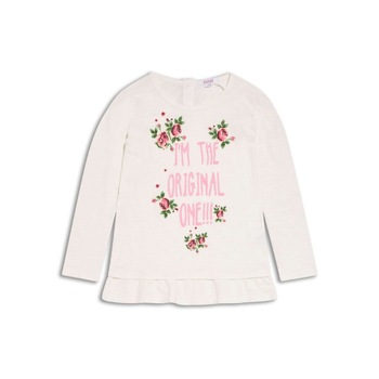 Bluza fete cu imprimeu Sugar Squad, Alba Bluza fete cu imprimeu Sugar Squad, Alba