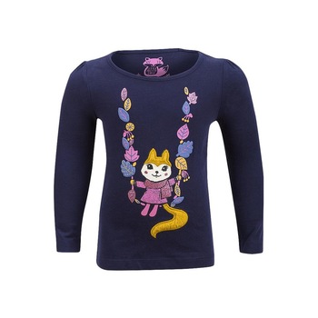Bluza fete imprimeu pisica Bluza fete imprimeu pisica