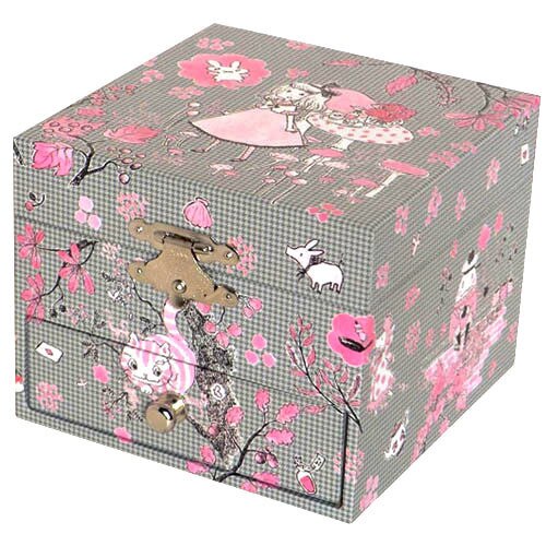 Cutie muzicala patrata Alice in Tara Minunilor