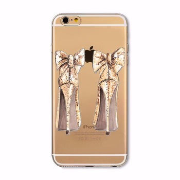 Husa telefon Iphone 6 Plus ofera protectie Silicon Moale Ultrasubtire Gold Shoes Husa telefon Iphone 6 Plus ofera protectie Silicon Moale Ultrasubtire Gold Shoes