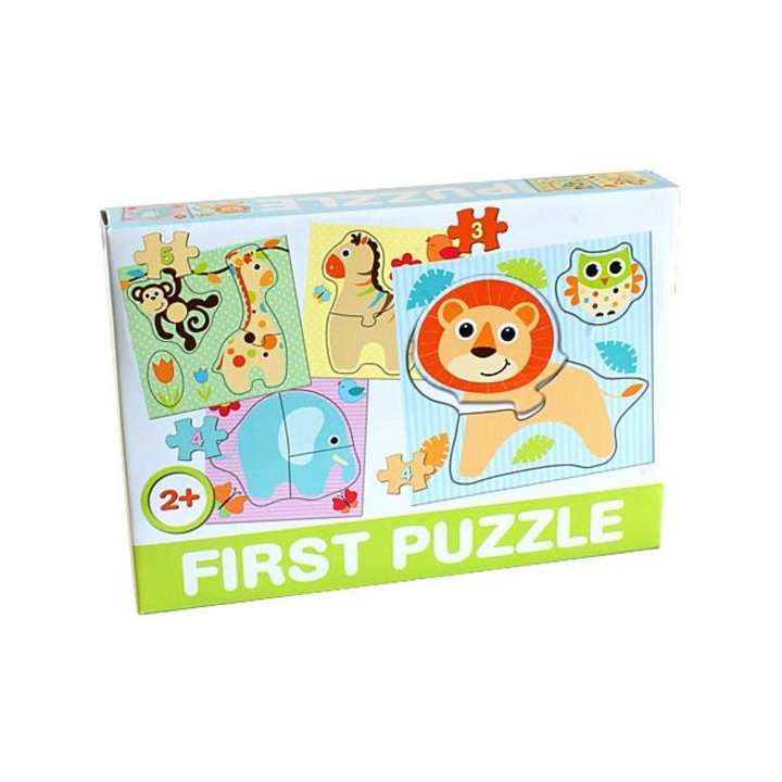 Bébiállatos Bébipuzzle - D-Toys