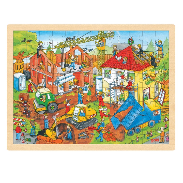Építkezés 96 darabos puzzle