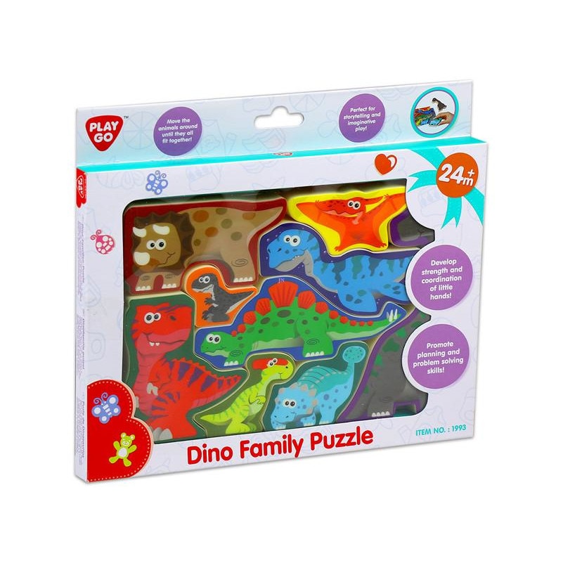 Puzzle Playgo Dinozauri 9 piese