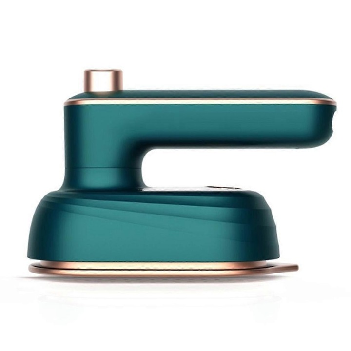 Mini fier de calcat portabil, compact, verde, 20x11.5x7cm, 210ml rezervor apa
