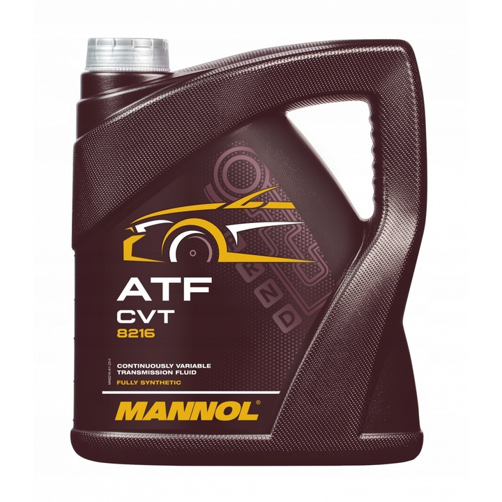 Ulei transmisie automat Mannol ATF CVT 8216, sintetic complet pentru CVT, negru, 10 L