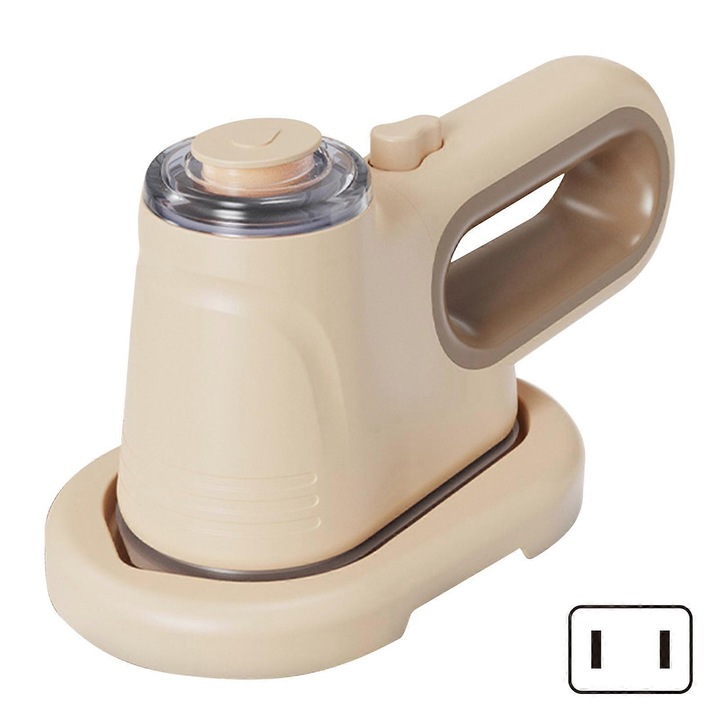 Aburitor portabil pentru haine FU-K0276-20260907-3400, 1000W, rezervor 50 ml, placa ceramica, pliabil, bej, priza US, 100-220V
