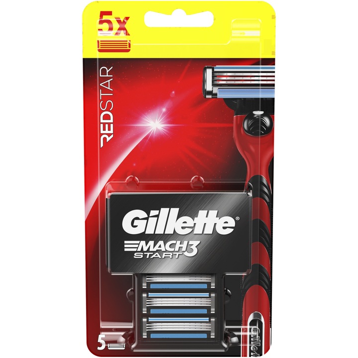 Rezerve aparat de ras Gillette Mach3 Start, 5 buc