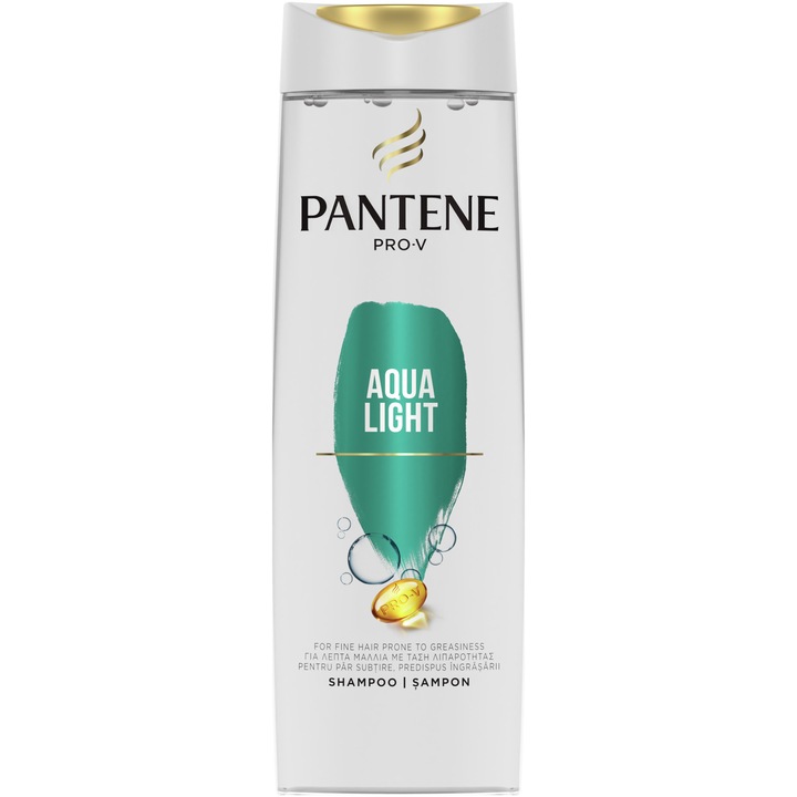 Sampon Pantene Pro-V Aqua Light pentru par gras, 250 ml