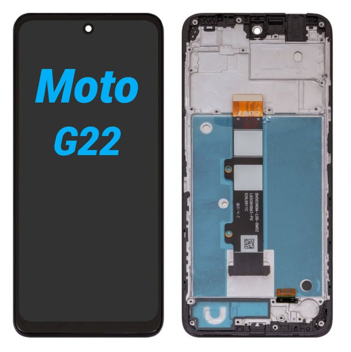 Display Ecran Lcd pentru Motorola G22 cu Rama Negru