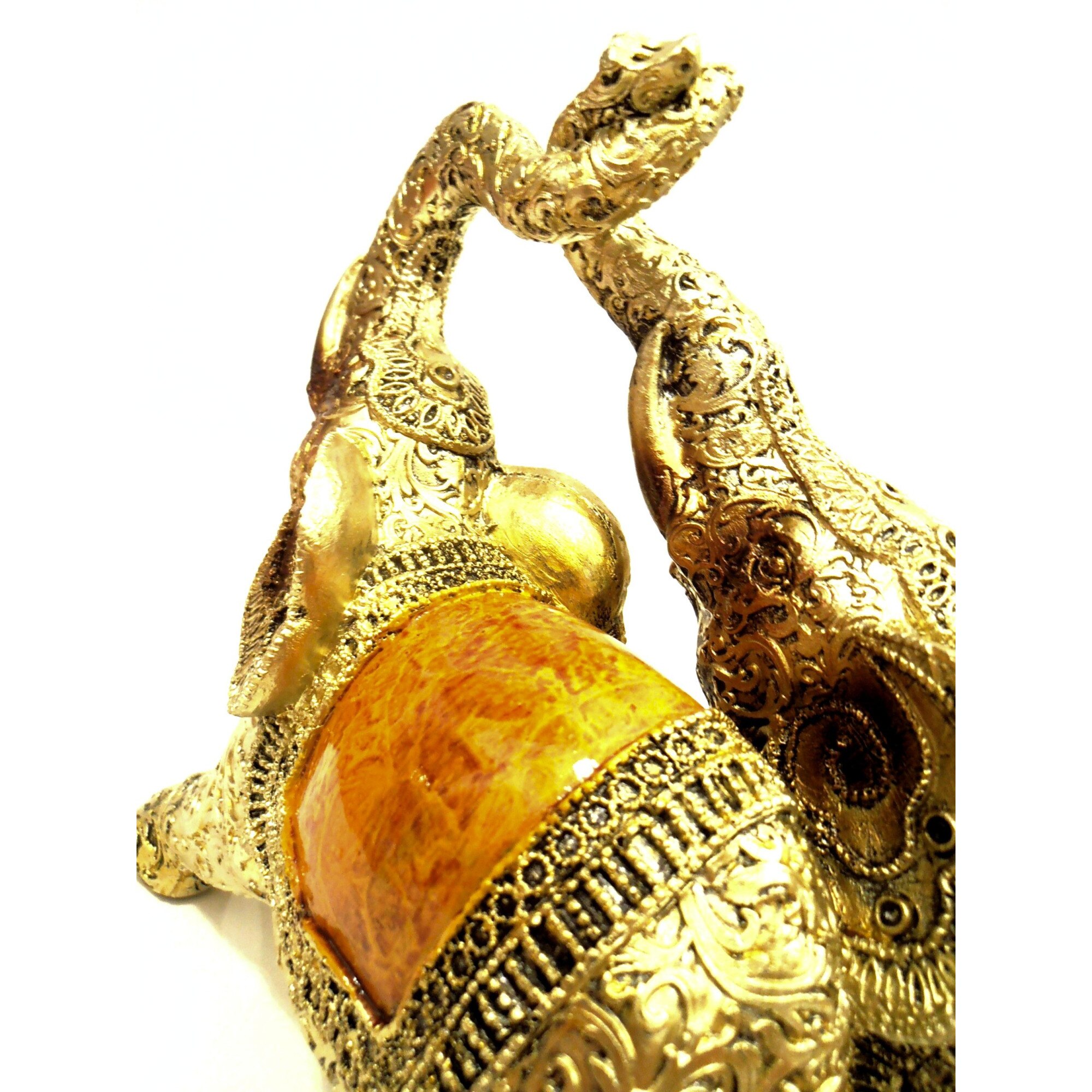 Statueta Elefant Indian KALKI, realizata manual; 17 cm