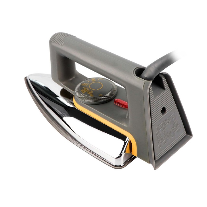 Fier de calcat portabil 2-in-1, reglabil, negru, 7x11x24cm
