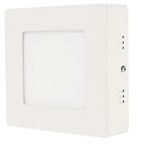 Aplica LED 6W patrata alba,3000K lumina alb calda