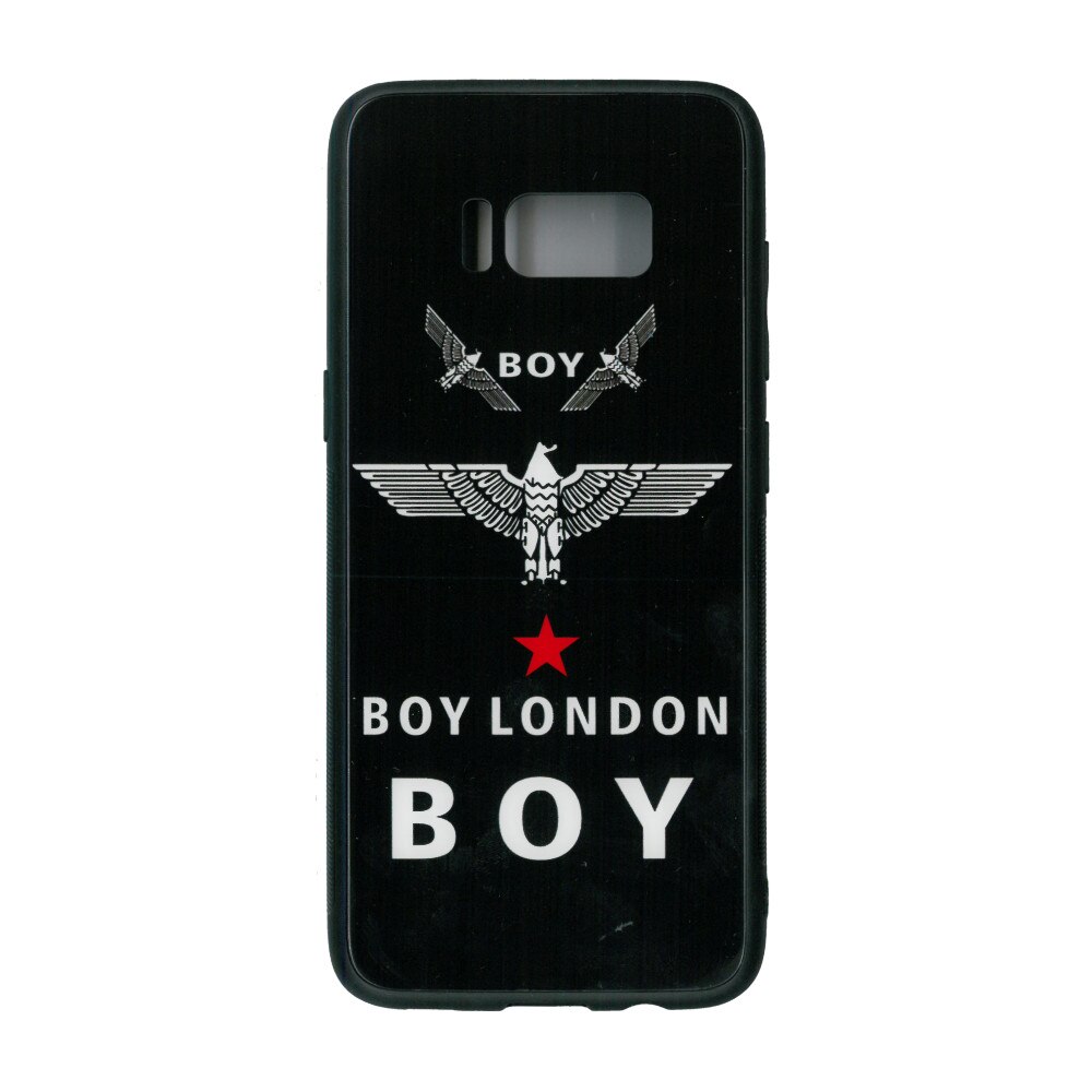 Husa cu spate de sticla EuroCELL pentru Samsung S8 Plus , multicolor